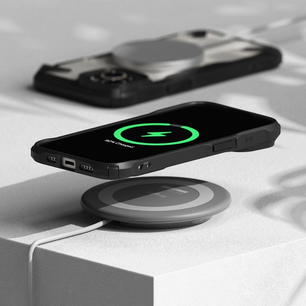Ringke Fusion X MagSafe iPhone 15 Plus Case - Matte Blackeng