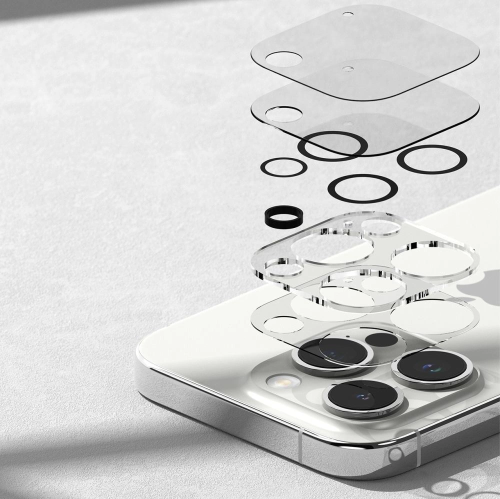 Ringke Camera Protector 2-pack tempered glass for iPhone 15 Proeng