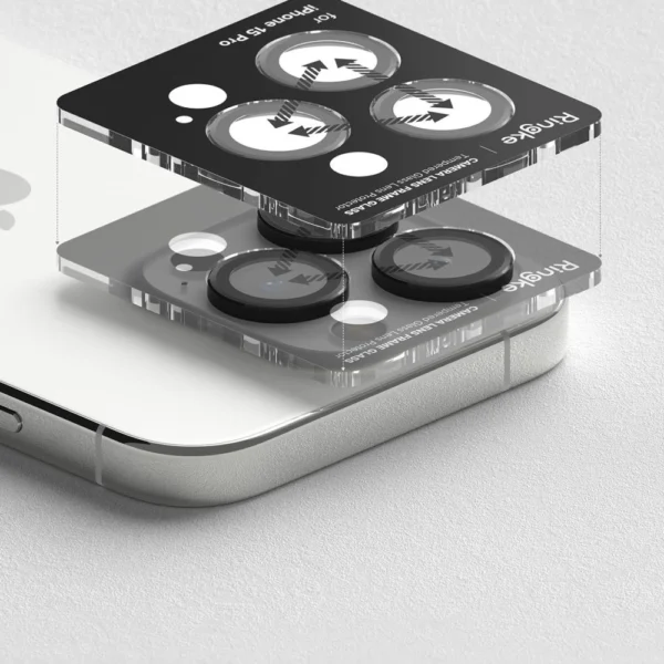 Ringke Camera Frame Protector for iPhone 15 Pro Max - Blackeng