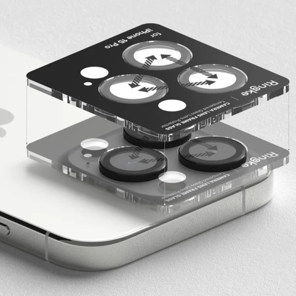 Ringke Camera Frame Protector for iPhone 15 Pro - Blackeng