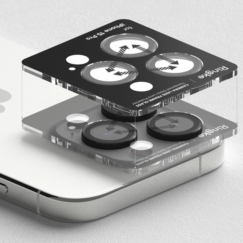 Ringke Camera Frame Protector for iPhone 15 Pro - Blackeng