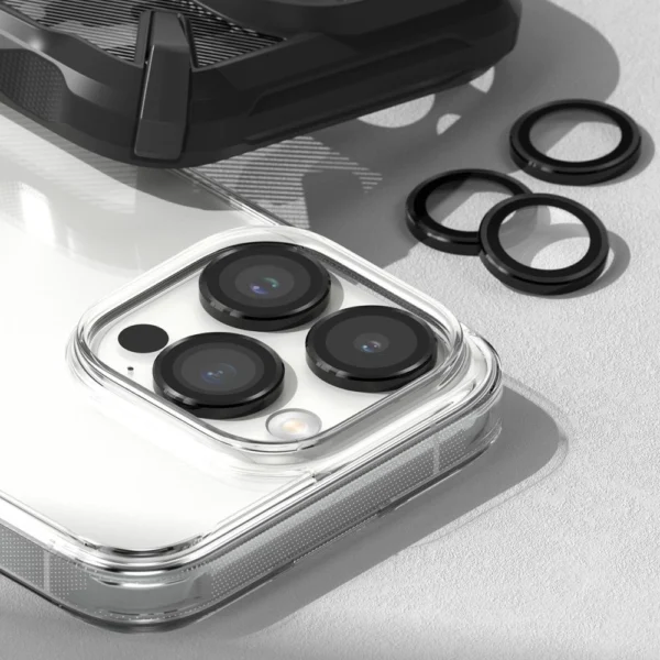 Ringke Camera Frame Protector for iPhone 15 Pro - Blackeng