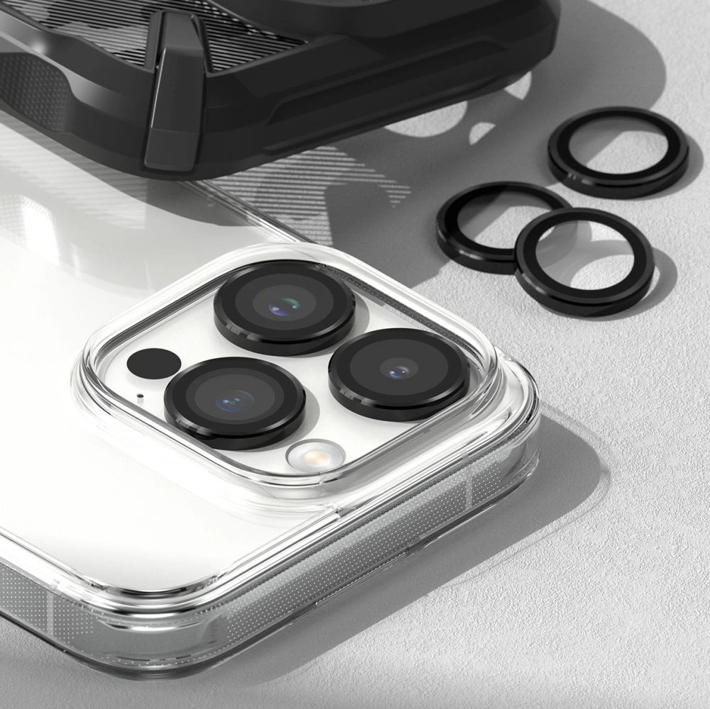 Ringke Camera Frame Protector for iPhone 15 Pro - Blackeng