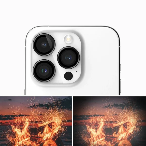 Ringke Camera Frame Protector for iPhone 15 Pro - Blackeng