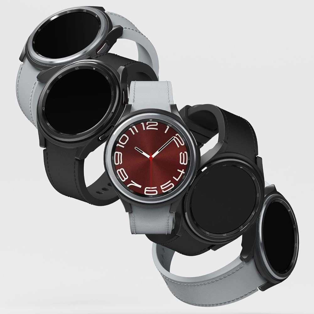 Ringke Slim 2-pack Case for Samsung Galaxy Watch 6 Classic 43mm - Black and Cleareng