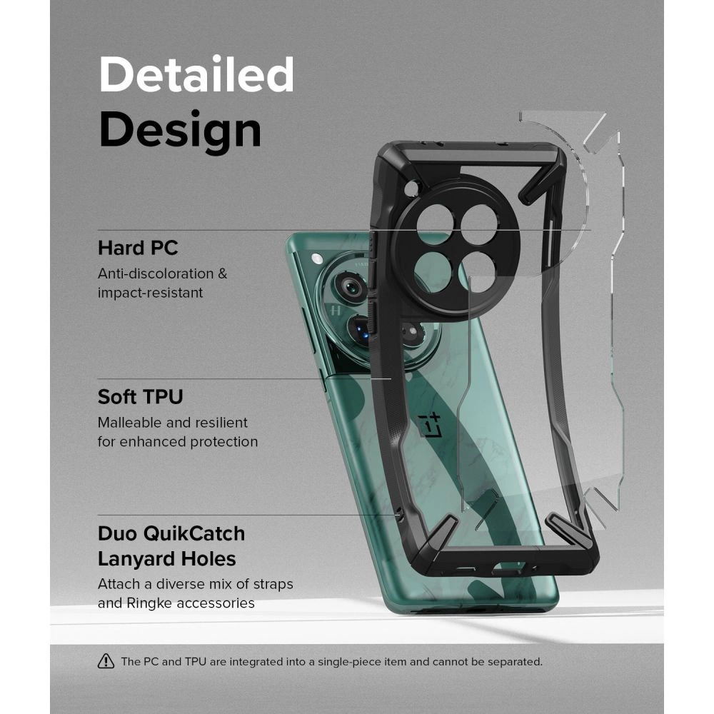 Ringke Fusion X Case for Oneplus 12 - Blackeng