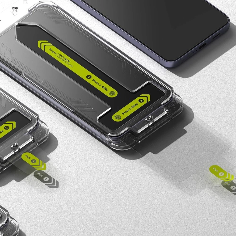 Ringke Easy Slide 2-pack tempered glass for Samsung Galaxy S24eng