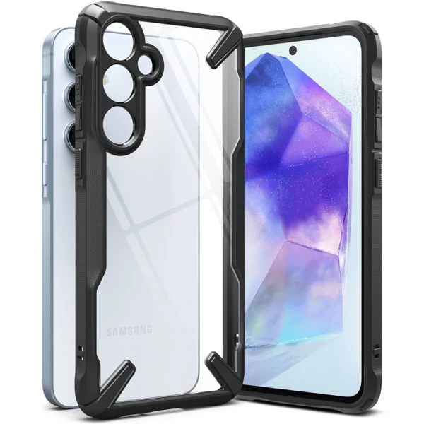 Ringke Fusion X Case for Samsung Galaxy A55 5G - Blackeng