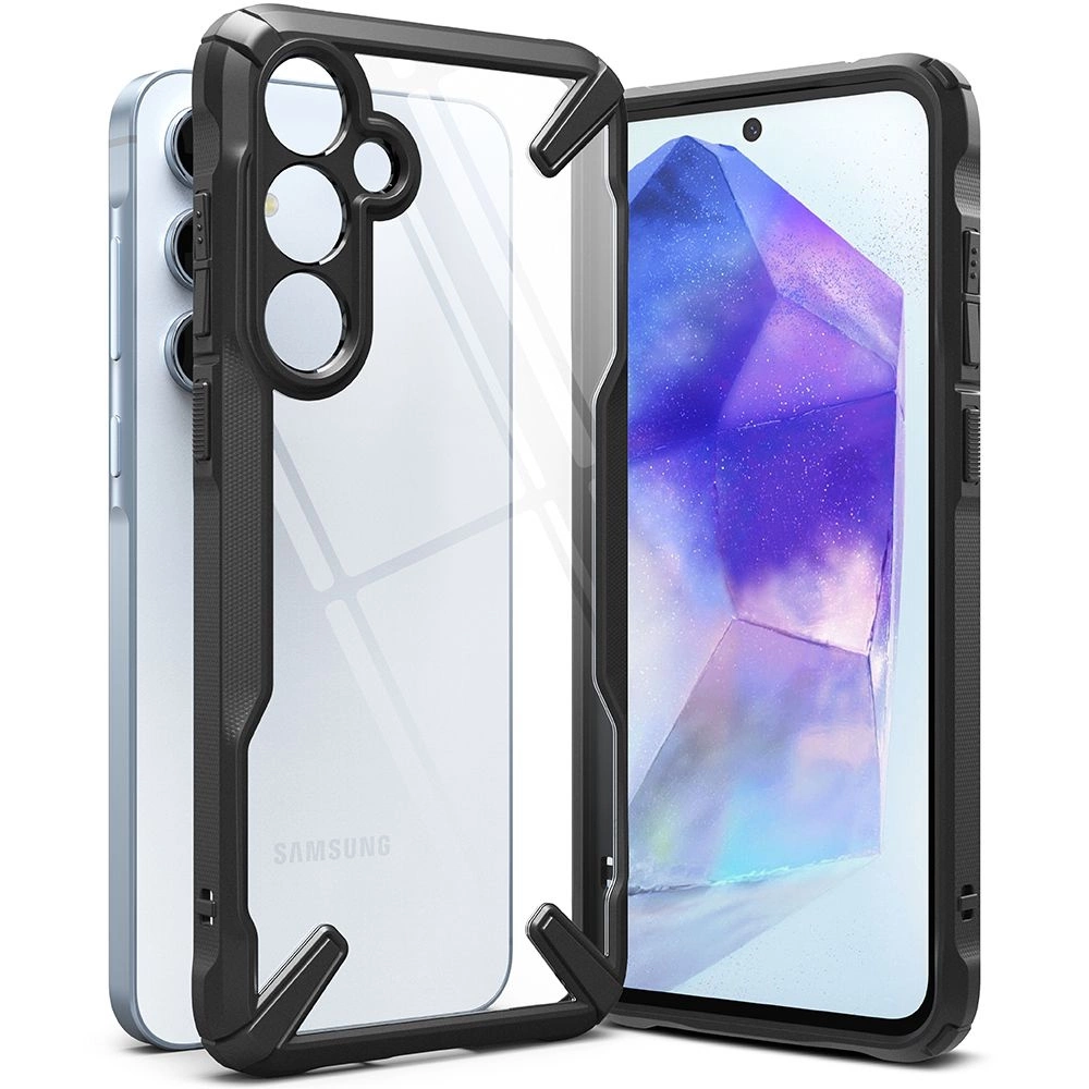 Ringke Fusion X Case for Samsung Galaxy A55 5G - Blackeng