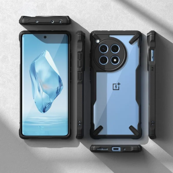 Ringke Fusion X Case for Oneplus 12R - Blackeng
