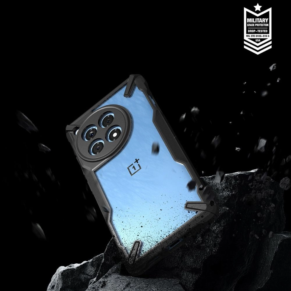Ringke Fusion X Case for Oneplus 12R - Blackeng