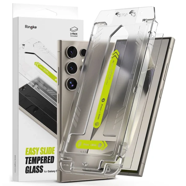 Ringke Easy Slide 2-pack tempered glass for Samsung Galaxy S24 Ultraeng