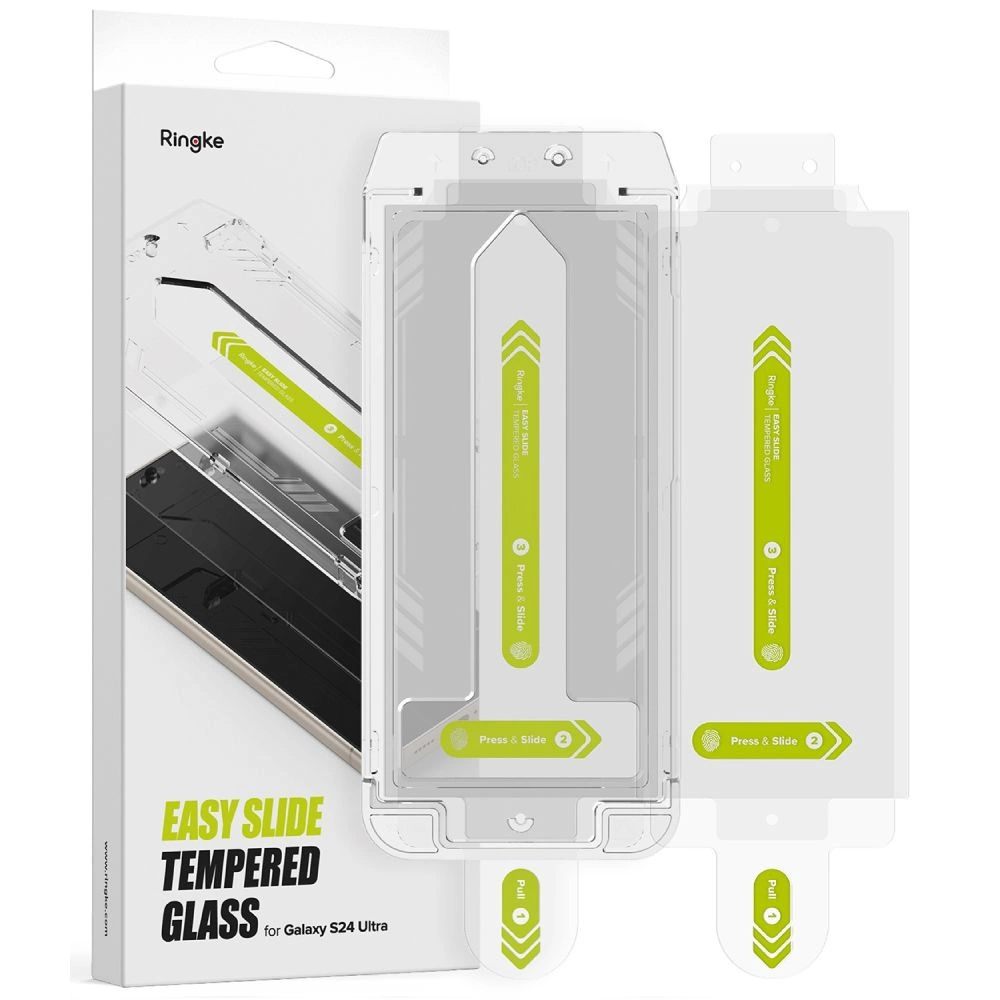 Ringke Easy Slide 2-pack tempered glass for Samsung Galaxy S24 Ultraeng