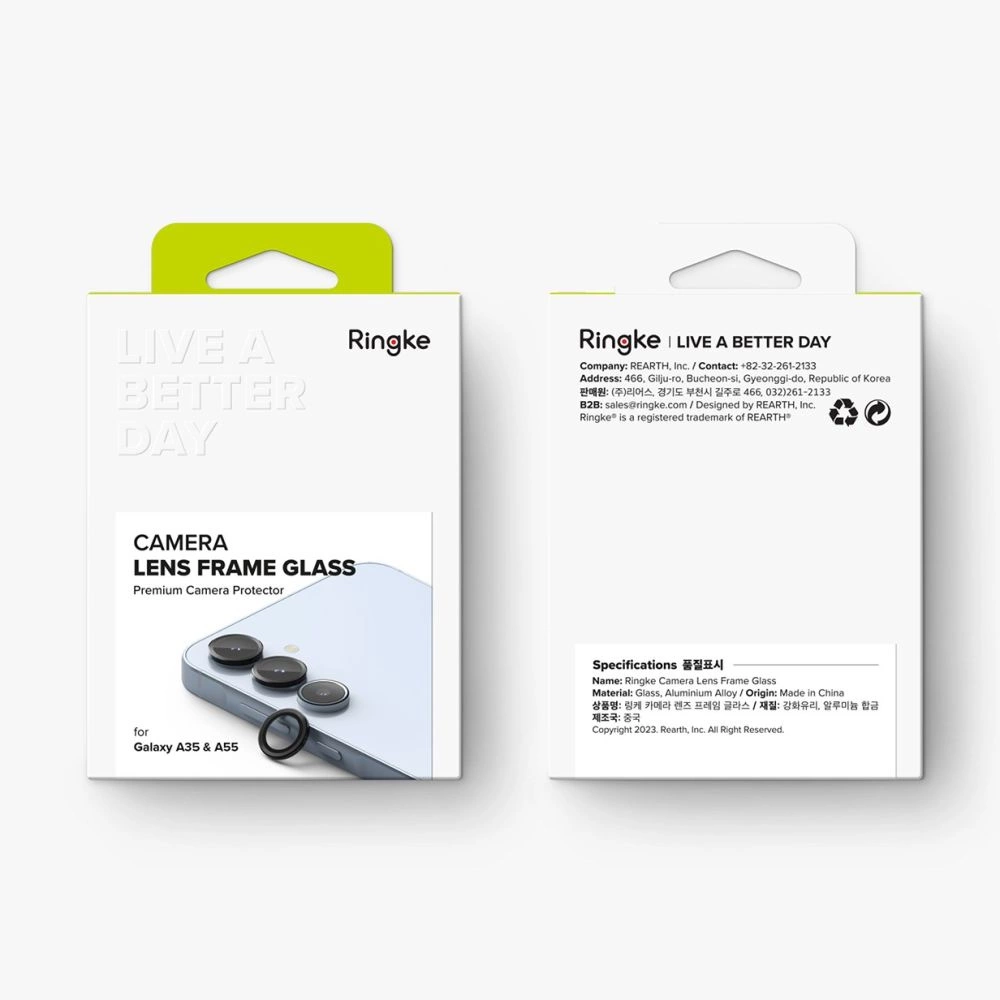 Ringke Camera Frame Protector for Samsung Galaxy A35 / A55 5G - Blackeng