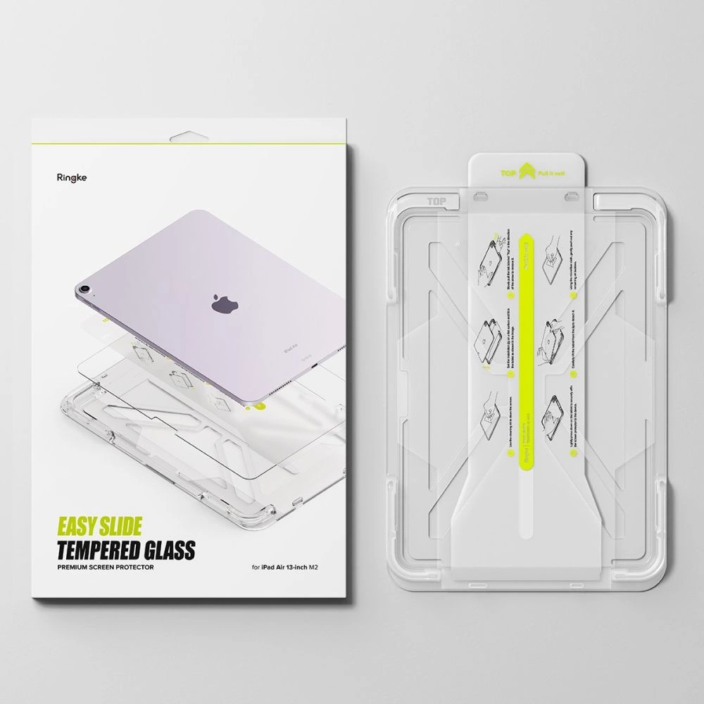 Ringke Easy Slide Tempered Glass for iPad Air 13" 2024eng