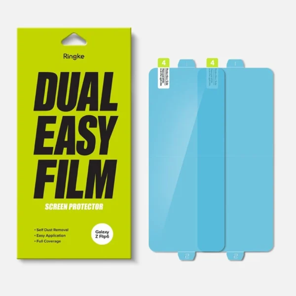 Ringke Dual Easy 2-pack Screen Protector for Samsung Galaxy Z Flip 6eng
