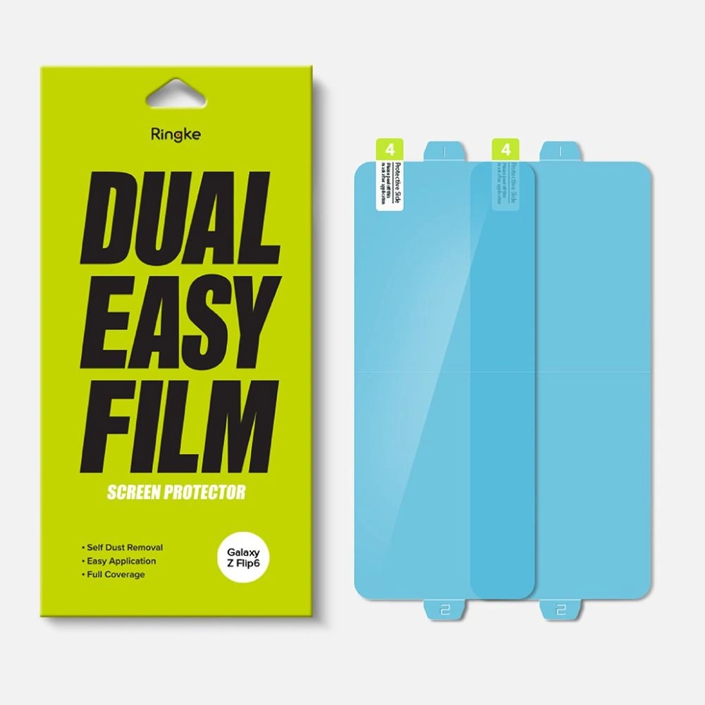 Ringke Dual Easy 2-pack Screen Protector for Samsung Galaxy Z Flip 6eng