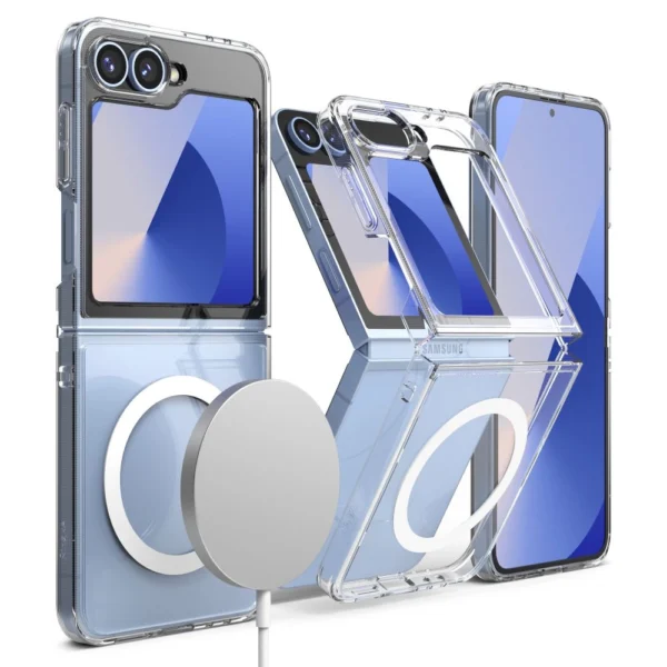 Ringke Fusion MagSafe Case for Samsung Galaxy Z Flip 6 - Cleareng