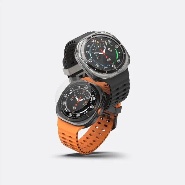 Ringke Slim & Tempered Glass Case + Glass Set for Samsung Galaxy Watch Ultra 47mm - Transparenteng