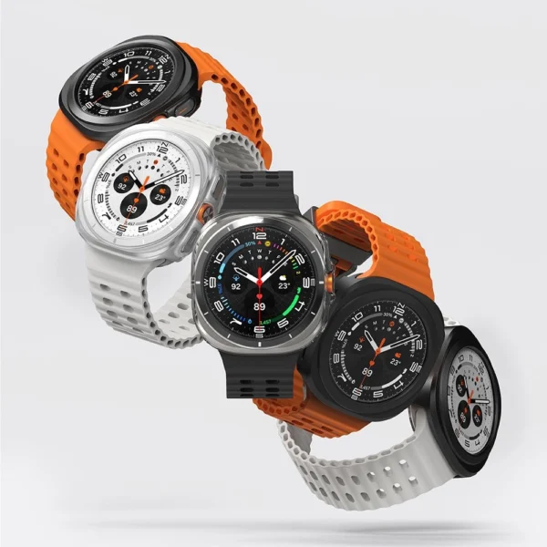 Ringke Slim & Tempered Glass Case + Glass Set for Samsung Galaxy Watch Ultra 47mm - Transparenteng