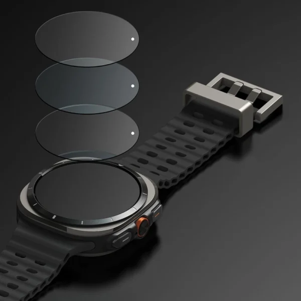 Ringke Slim & Tempered Glass Case + Glass Set for Samsung Galaxy Watch Ultra 47mm - Transparenteng