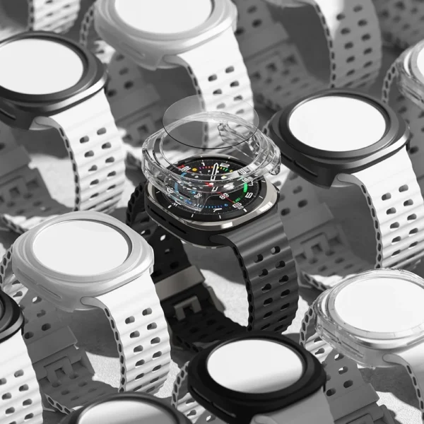 Ringke Slim & Tempered Glass Case + Glass Set for Samsung Galaxy Watch Ultra 47mm - Transparenteng