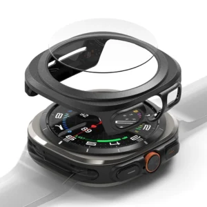 Ringke Slim & Tempered Glass Case + Glass Set for Samsung Galaxy Watch Ultra 47mm - Blackeng
