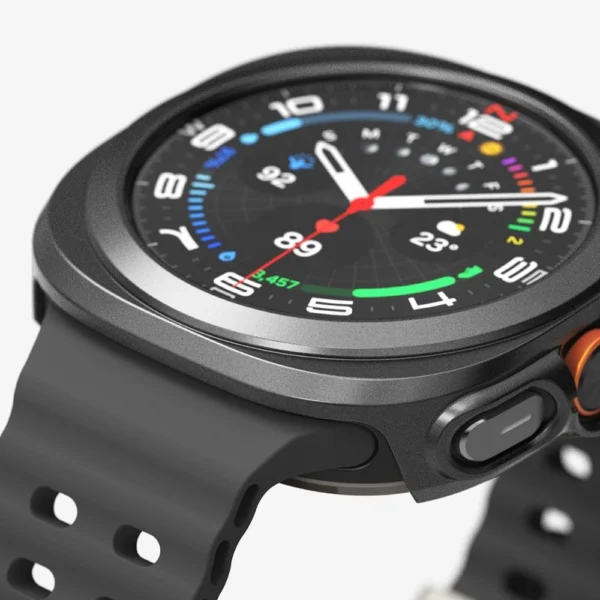 Ringke Slim & Tempered Glass Case + Glass Set for Samsung Galaxy Watch Ultra 47mm - Blackeng