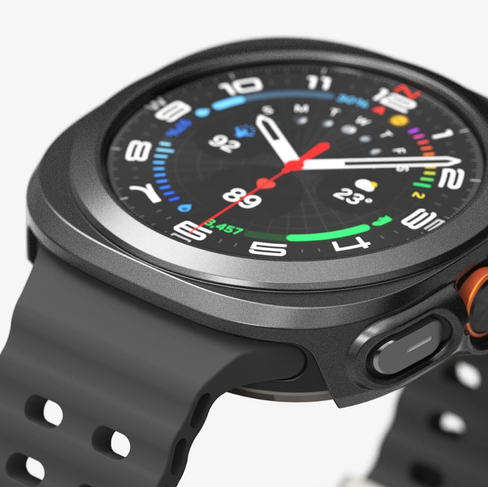Ringke Slim & Tempered Glass Case + Glass Set for Samsung Galaxy Watch Ultra 47mm - Blackeng