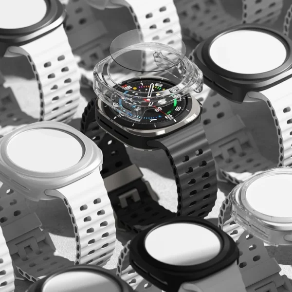 Ringke Slim & Tempered Glass Case + Glass Set for Samsung Galaxy Watch Ultra 47mm - Blackeng