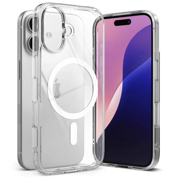 Ringke Fusion MagSafe iPhone 16 Case - Cleareng