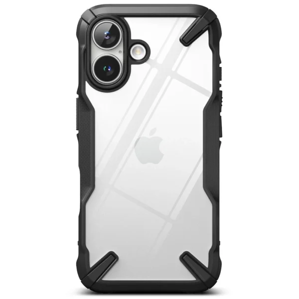 Ringke Fusion X iPhone 16 Case - Blackeng