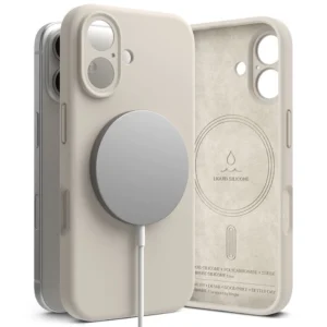 Ringke Silicone MagSafe iPhone 16 Case - Beigeeng