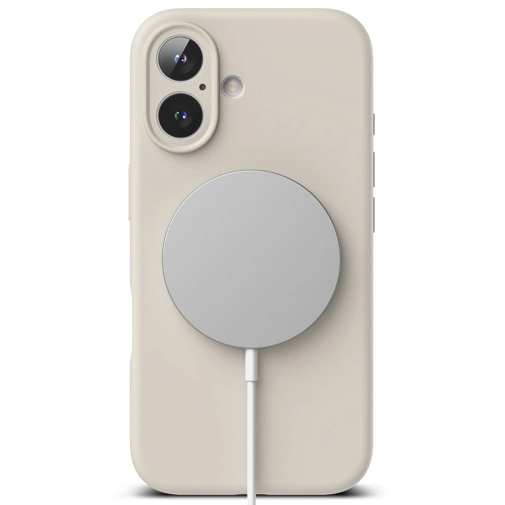 Ringke Silicone MagSafe iPhone 16 Case - Beigeeng