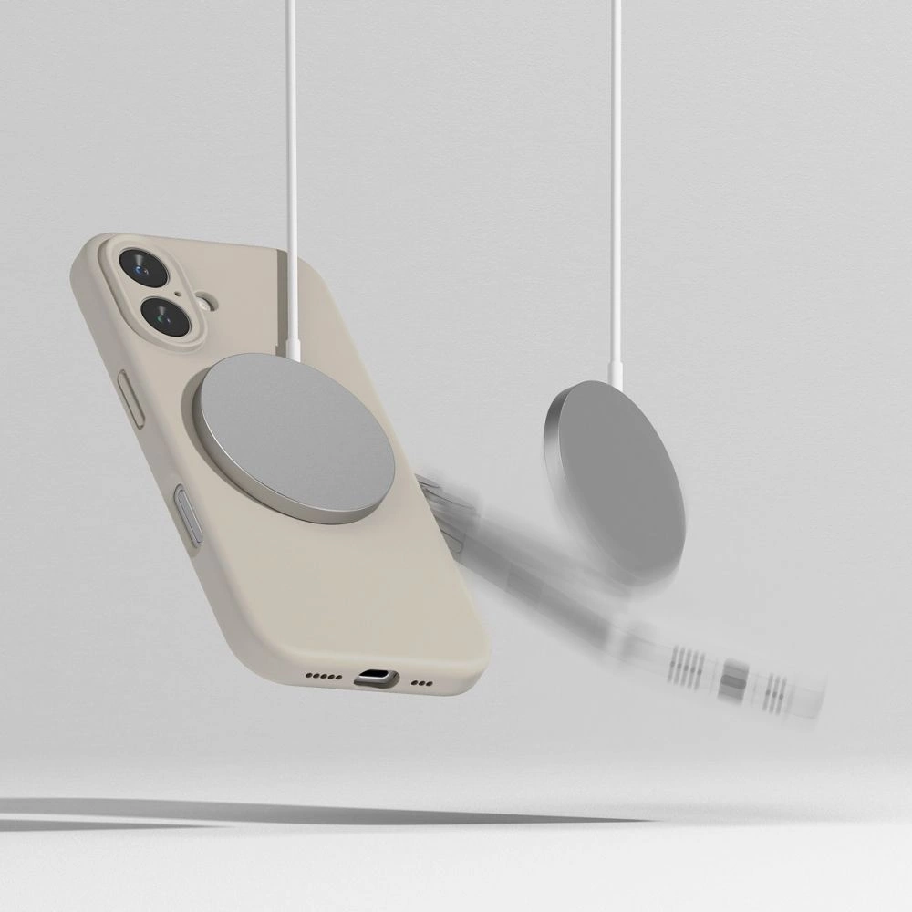 Ringke Silicone MagSafe iPhone 16 Case - Beigeeng