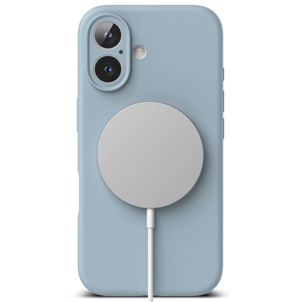 Ringke Silicone MagSafe iPhone 16 Case - Blueeng