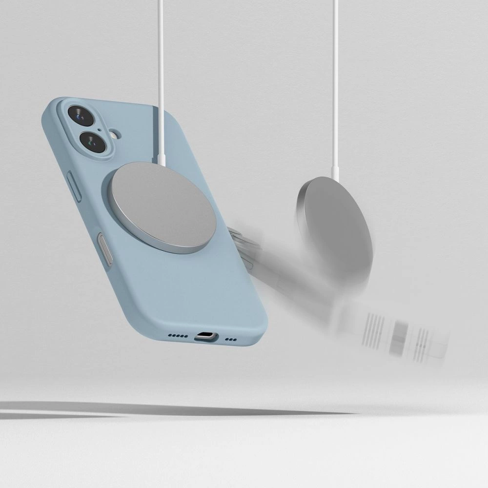Ringke Silicone MagSafe iPhone 16 Case - Blueeng