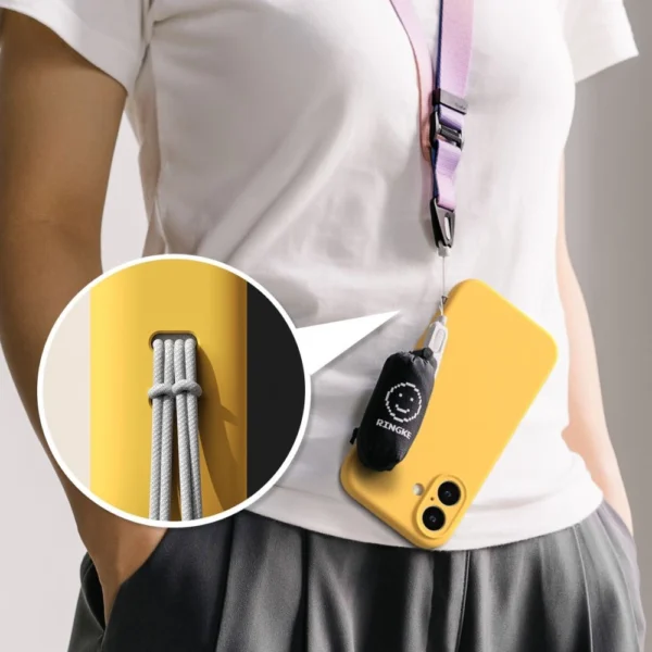 Ringke Silicone MagSafe case for iPhone 16 - yelloweng
