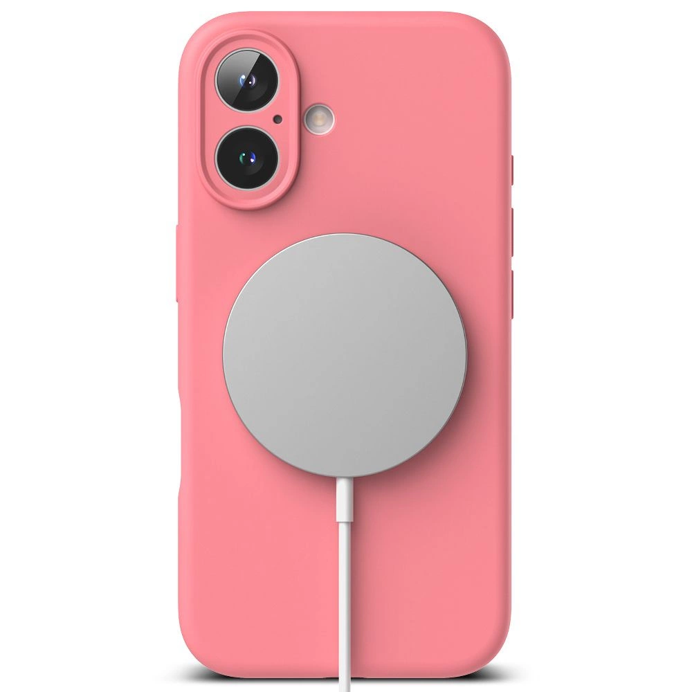 Ringke Silicone MagSafe iPhone 16 Case - Pinkeng