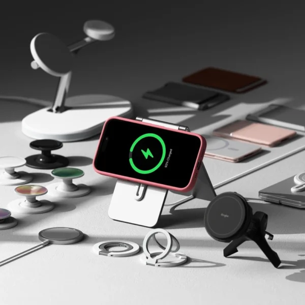 Ringke Silicone MagSafe iPhone 16 Case - Pinkeng