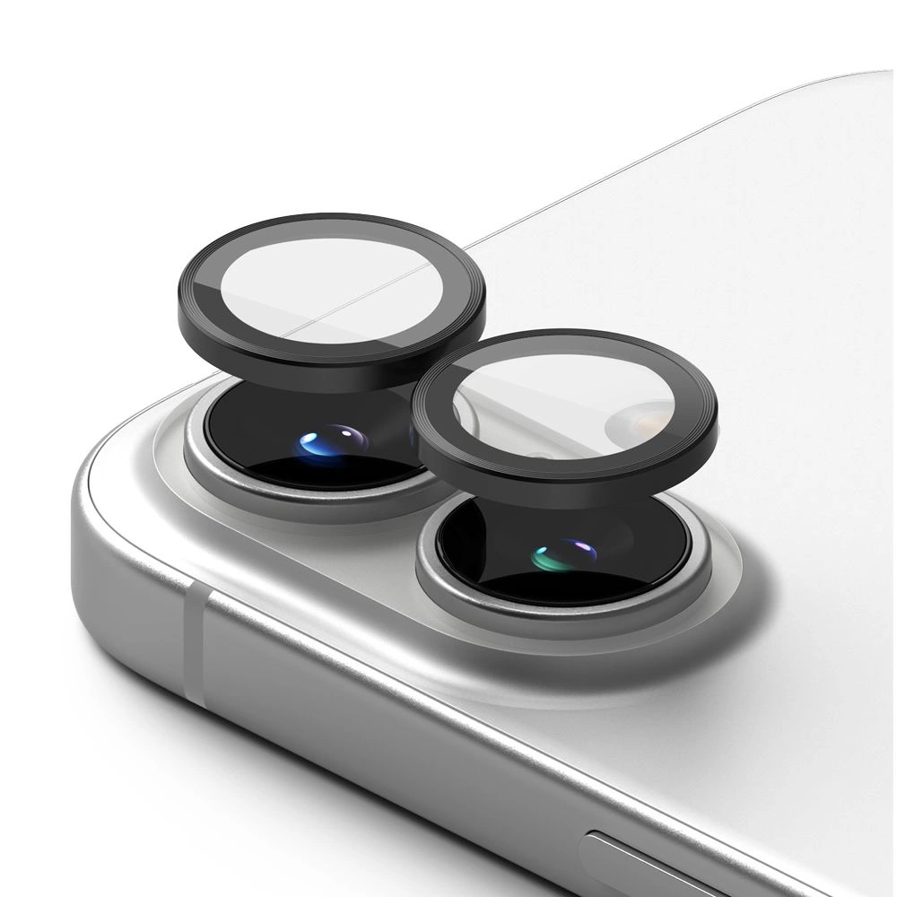Ringke Camera Frame Protector 2-pack for iPhone 16 / 16 Plus - Blackeng