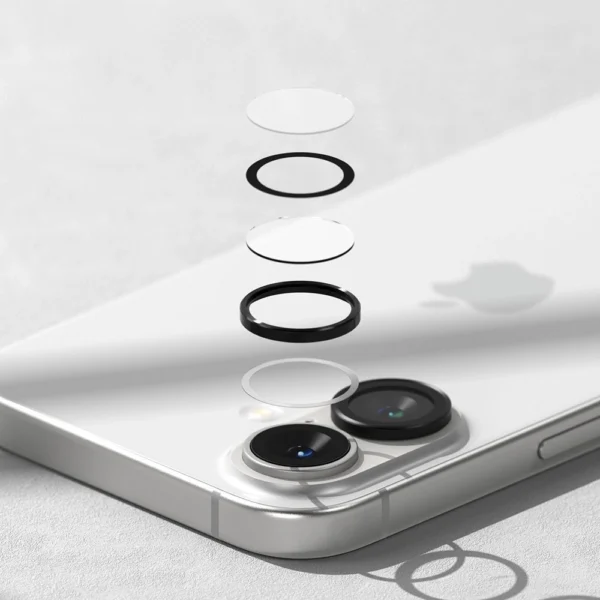 Ringke Camera Frame Protector 2-pack for iPhone 16 / 16 Plus - Blackeng