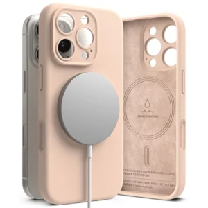 Ringke Silicone MagSafe iPhone 16 Pro Case - Pinkeng