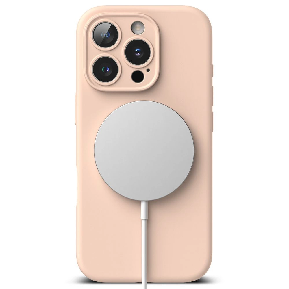 Ringke Silicone MagSafe iPhone 16 Pro Case - Pinkeng