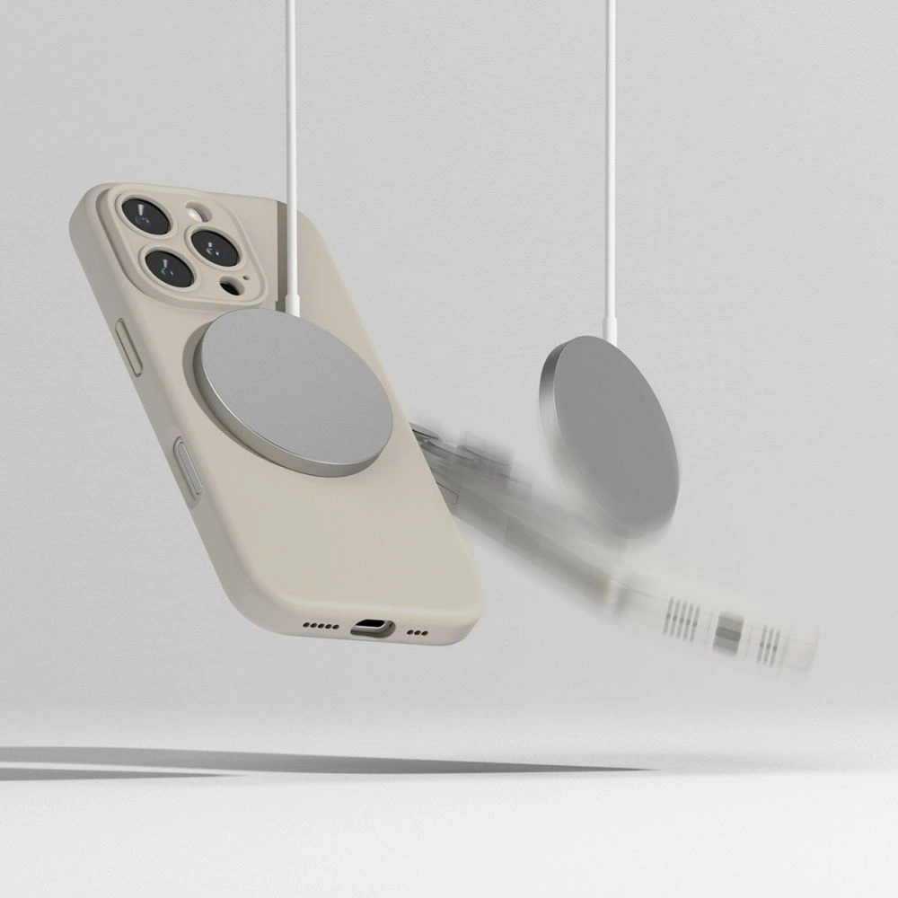 Ringke Silicone MagSafe iPhone 16 Pro Max Case - Beigeeng