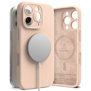 Ringke Silicone MagSafe iPhone 16 Pro Max Case - Pinkeng