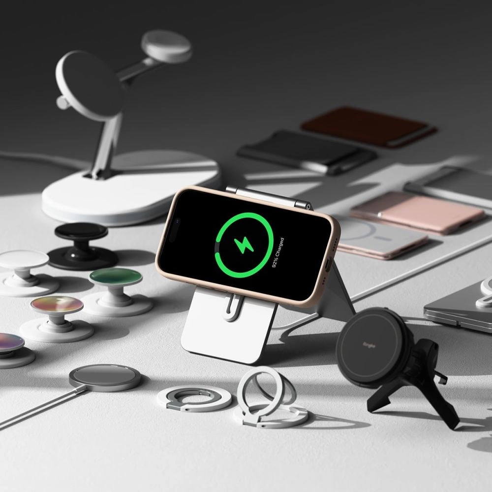 Ringke Silicone MagSafe iPhone 16 Pro Max Case - Pinkeng