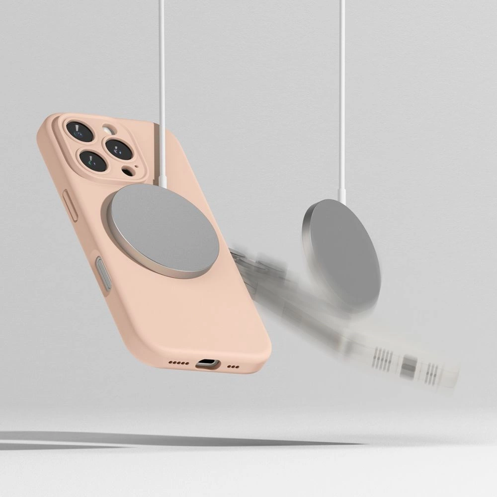 Ringke Silicone MagSafe iPhone 16 Pro Max Case - Pinkeng
