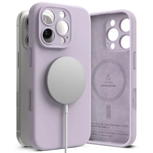 Ringke Silicone MagSafe iPhone 16 Pro Max Case - Purpleeng