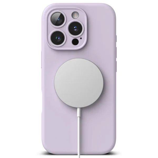 Ringke Silicone MagSafe iPhone 16 Pro Max Case - Purpleeng